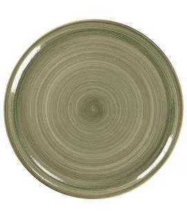 Assiette à pizza rond Emerald porcelaine Ø 32,8 cm Rakstone Spot Rak