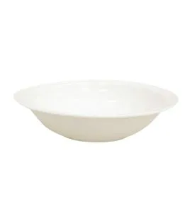 Bol rond ivoire porcelaine vitrifiée 45 cl Ø 17 cm Ska Rak