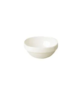 Bol rond ivoire porcelaine vitrifiée 60 cl Ø 16 cm Ska Rak
