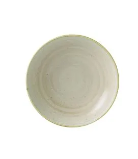 Assiette creuse rond Nutmeg Cream porcelaine vitrifiée Ø 18,2 cm Stonecast Churchill