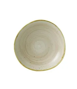 Assiette creuse rond Nutmeg Cream porcelaine vitrifiée Ø 25,3 cm Stonecast Churchill