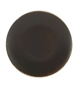 Assiette coupe creuse rond brun porcelaine Ø 25 cm Airain Astera