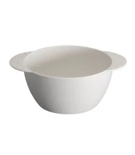 Bol sans couvercle blanc fibre végétale 45 cl Ø 12 cm Lilitouch Saint Romain