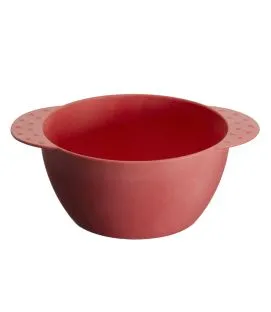 Bol sans couvercle rouge fibre végétale 45 cl Ø 12 cm Lilitouch Saint Romain
