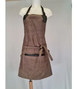 Tablier taupe Taille unique Art Sonolys