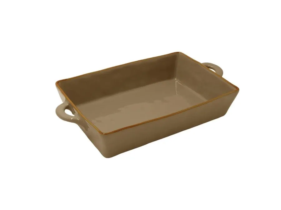 ROSES & TULIPS Concerto Dove Grey Baking Tray 38 x 22 x 7.5 cm