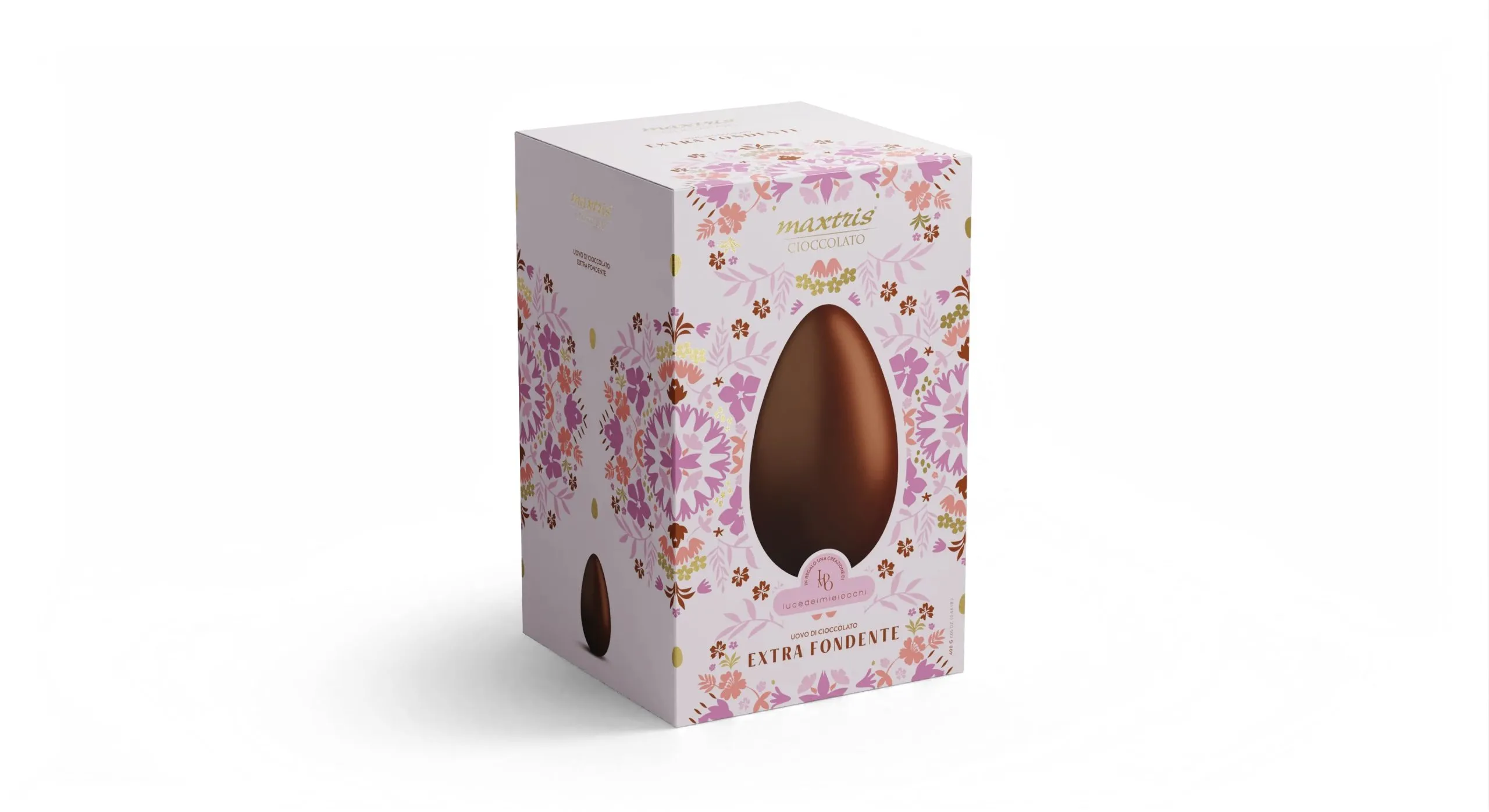 Maxtris Easter Egg Extra Dark Chocolate 450 Gr