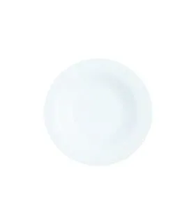 Assiette creuse rond blanc verre opal Ø 22 cm Intensity Arcoroc