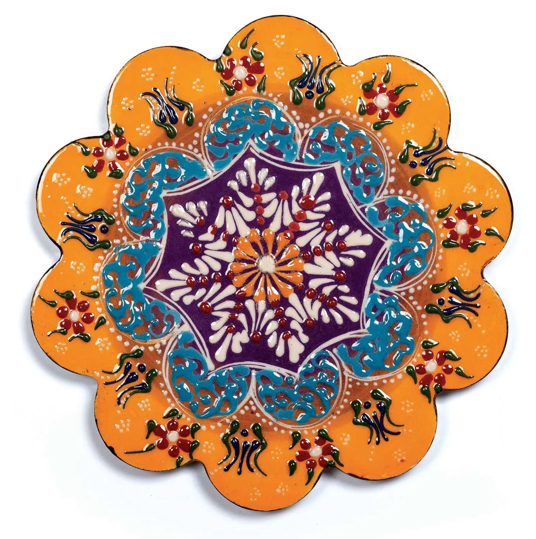 WD LifeStyle Ceramic Trivet D 18.5 Cm Orange