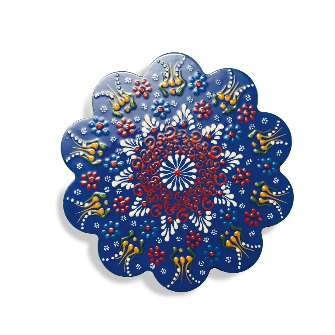 WD LifeStyle Ceramic Trivet D 18.5 Cm Blue