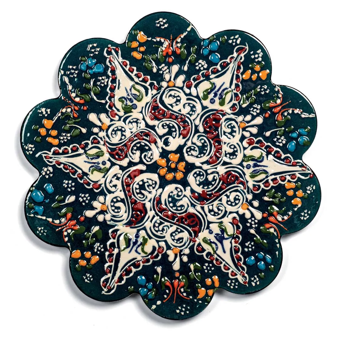 WD LifeStyle Ceramic Trivet D 18.5 Cm Green