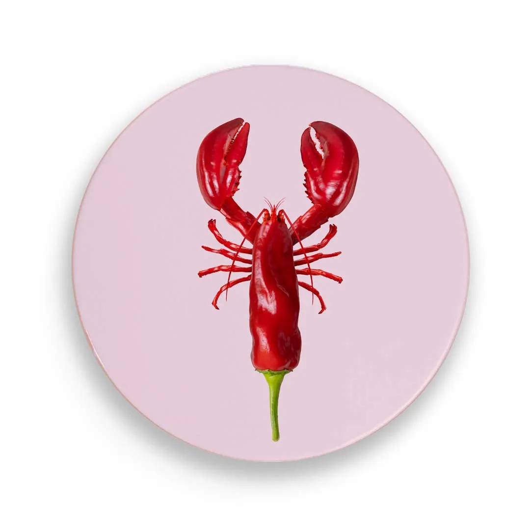 WD LifeStyle Ceramic Trivet D 18 Cm Lobster Decor