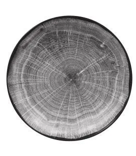 Assiette coupe creuse rond beech porcelaine vitrifiée Ø 25,9 cm Woodart Rak