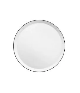 Assiette plate rond blanc porcelaine Ø 21,5 cm Yaka Medard De Noblat