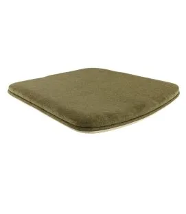 Assise chaise d'intérieur vert olive 4x44x45 cm Zoe