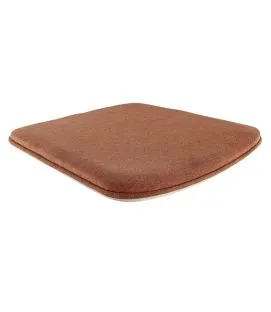 Assise chaise d'intérieur orange 4x44x45 cm Zoe