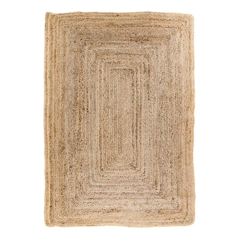 Tapis rectangulaire en jute naturel, 240 x 180 x 1 cm | Bombay