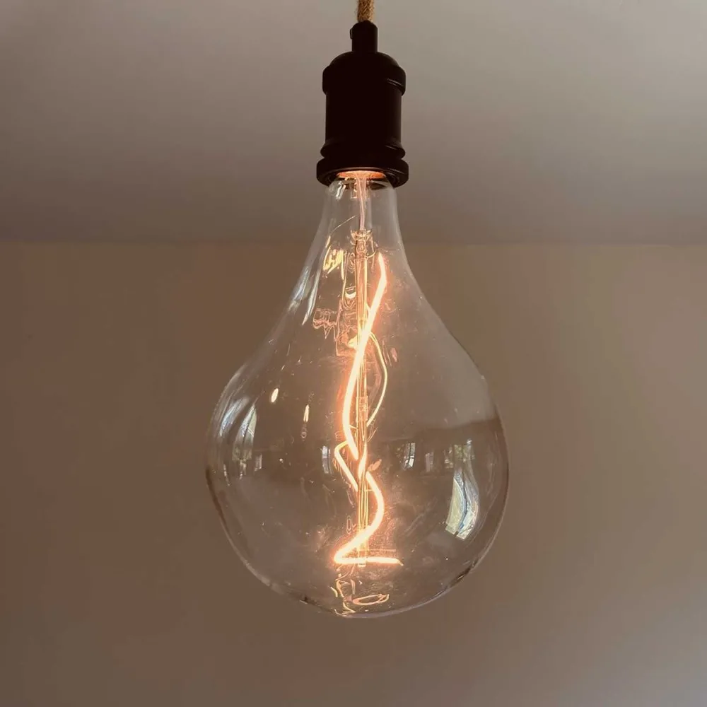 Ampoule XL LED E27 relief H20 cm pour luminaire