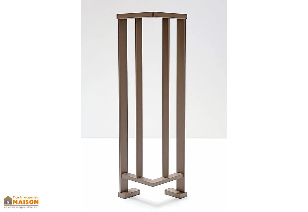 Angle pour garde-corps en aluminium Linus