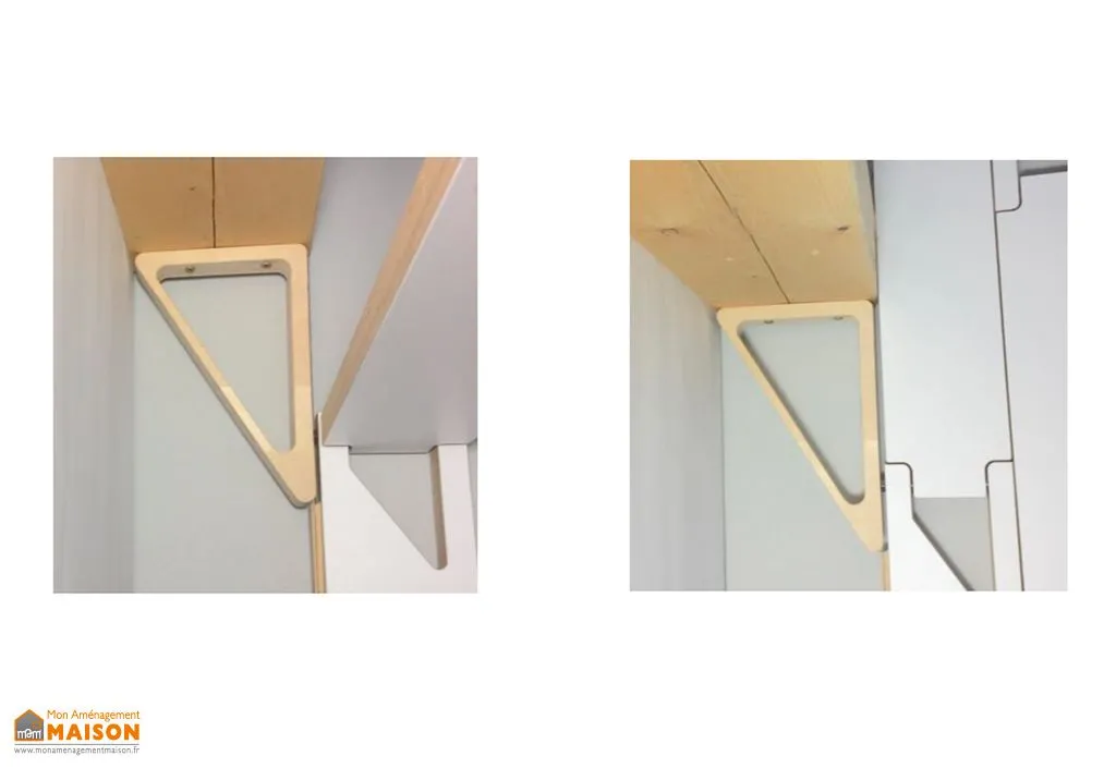 Angle Renfort de Plafond pour Escalier Pliable en Bois Klapster