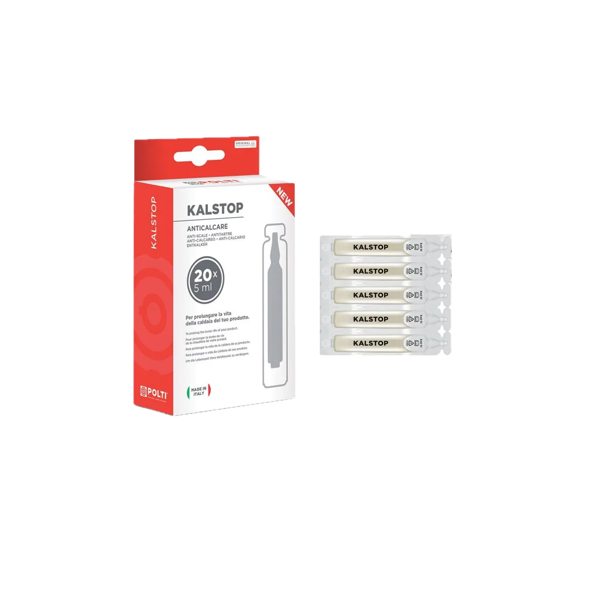 Anti calcaire naturel kalstop polti 20 unidoses