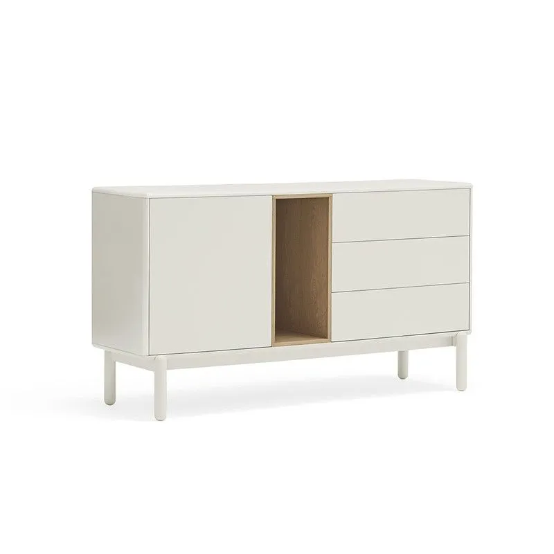 Buffet en bois crème, 136,8 x 40 x 76 cm | Corvo