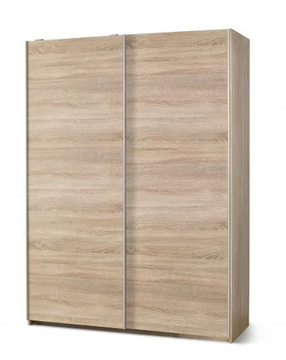 Armoire palette 2 portes coulissantes Lima S-1 Chêne Sonoma, l153xA58xH210 cm
