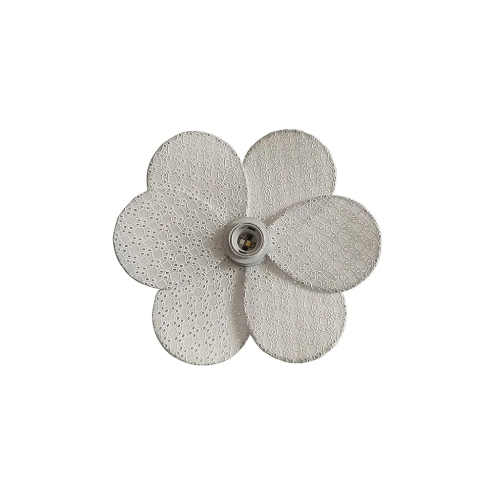 Applique murale Flora broderie anglaise D32cm