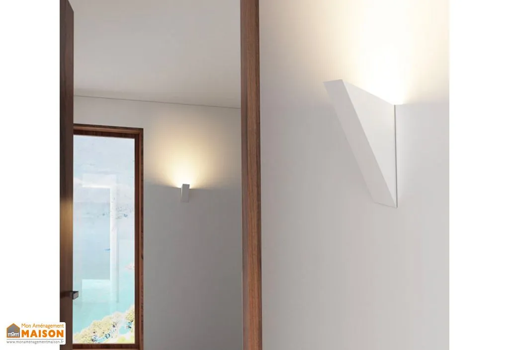 Applique Murale en Plâtre Hay Blanc