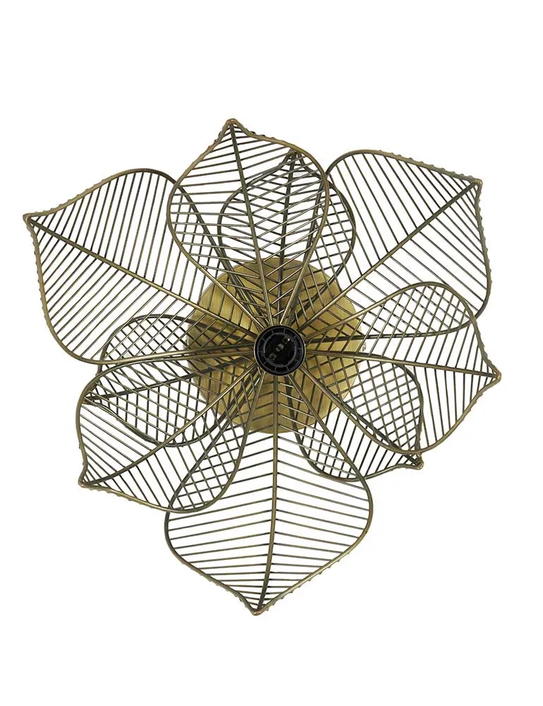 Applique murale végétal Light & Living Pavas bronze