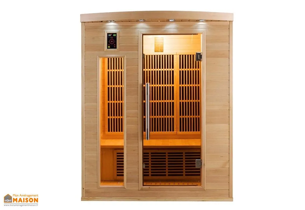 Sauna d'Intérieur à Infrarouge 100% Carbone 3 Places