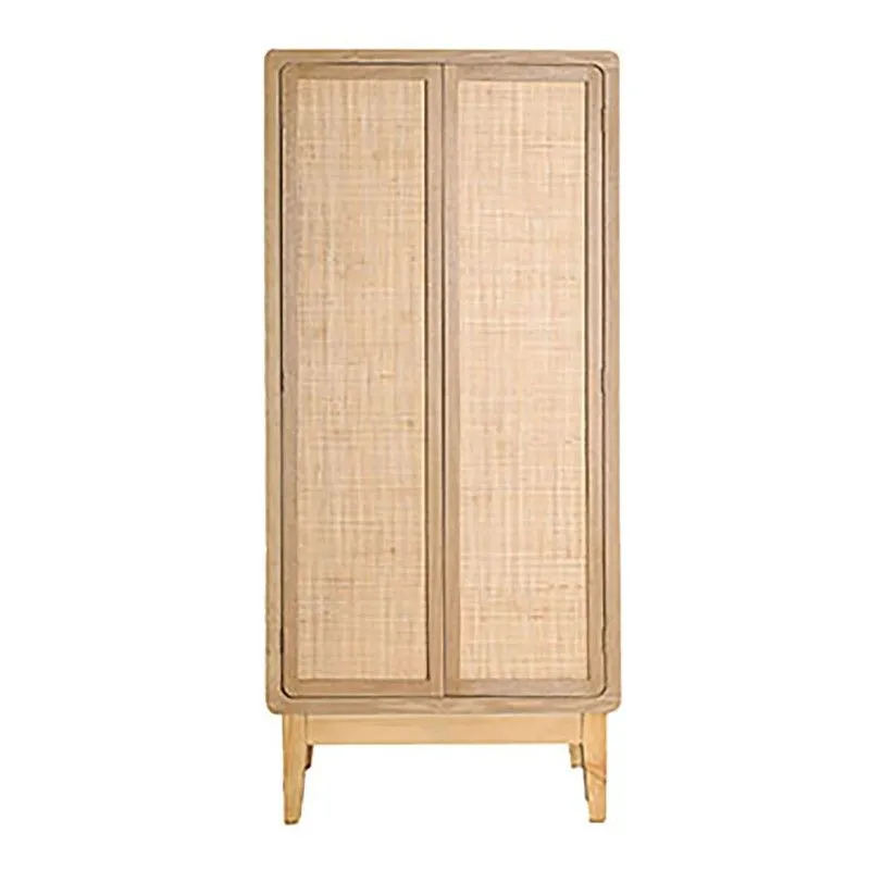 Armoire en bois de sapin naturel, 80 x 52 x 172 cm | Doazit