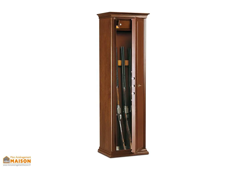 Armoire à Fusils Bois EHC/FT à Clé 7 Armes