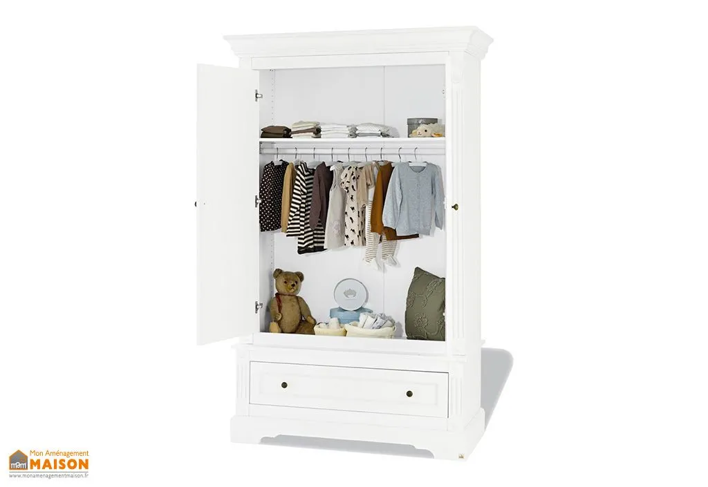 Armoire pour Enfant en MDF Emilia