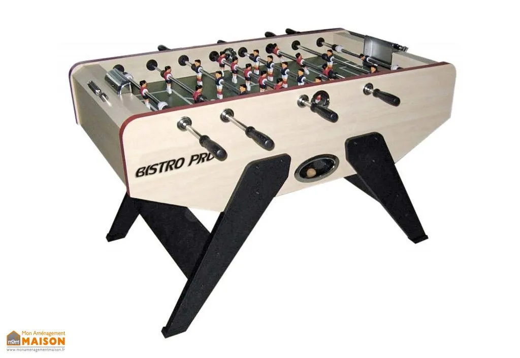 Babyfoot en bois Bistro Pro - 141 x 74 x 86 cm