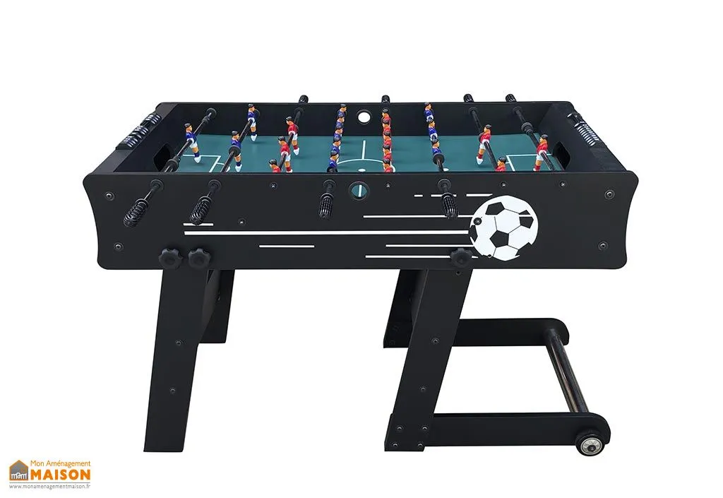 Babyfoot pliable en bois Scorpion Kick TS - 122 x 61 x 80 cm