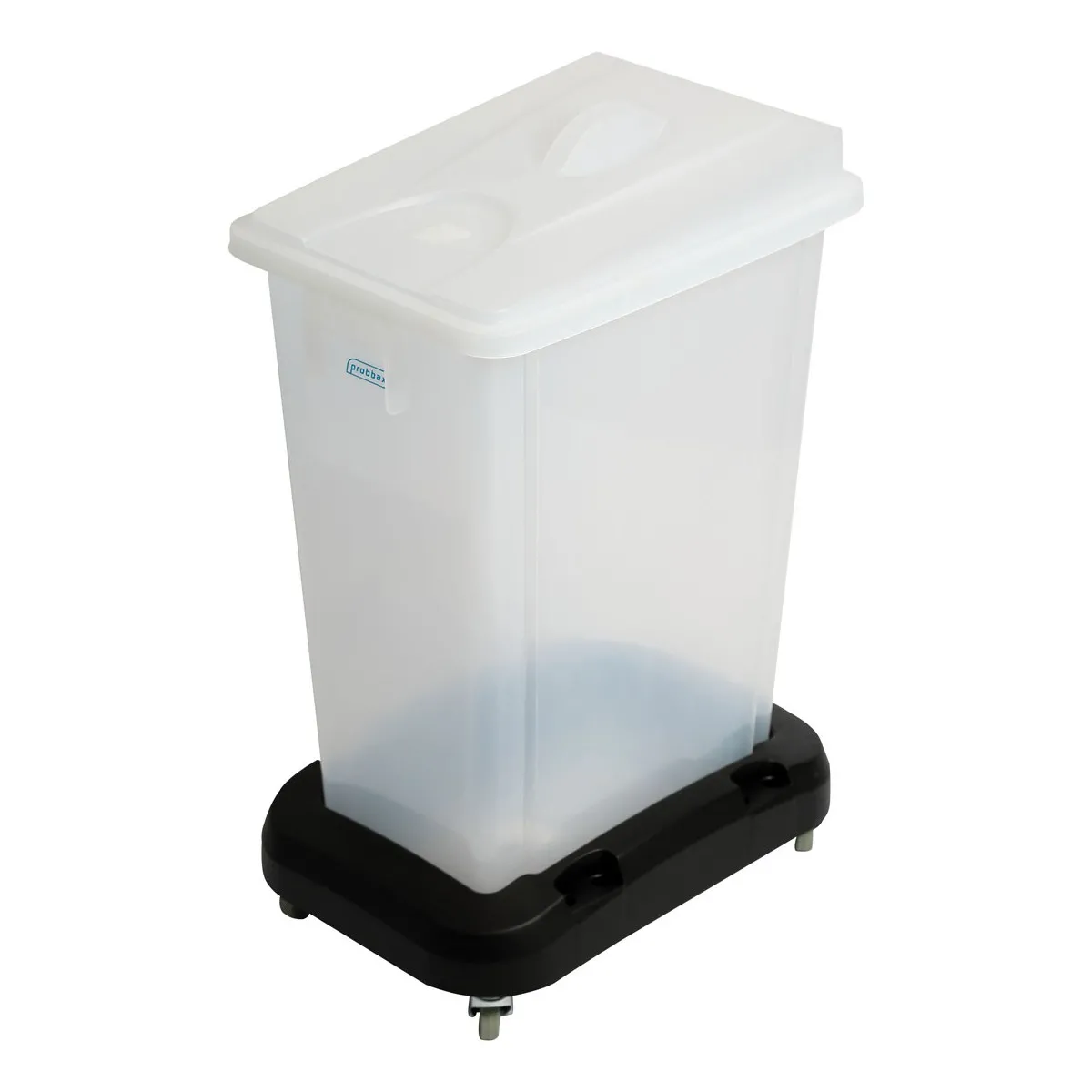 Bac Ingredients 60L couvercle translucide Chariot Noir