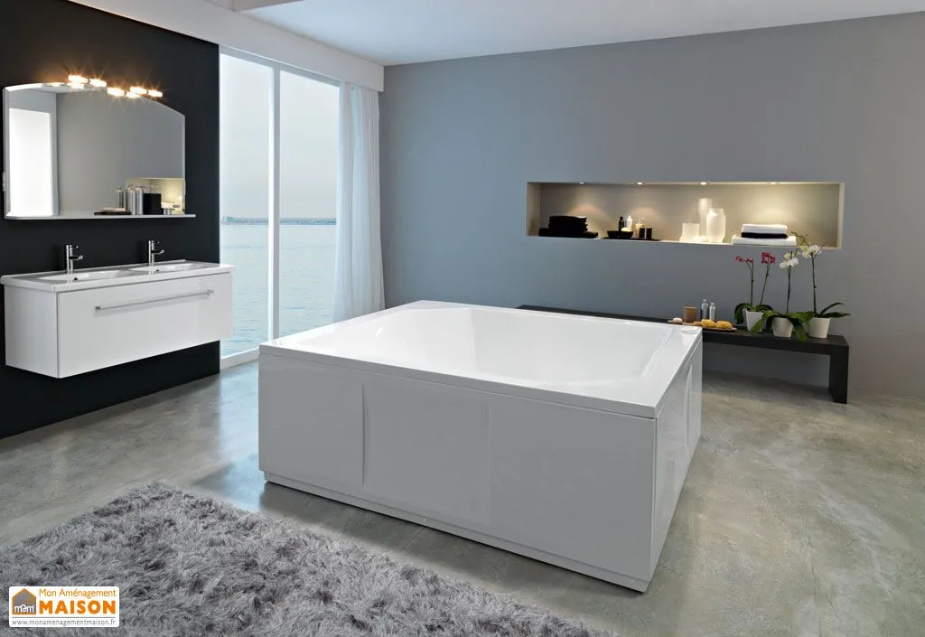 Baignoire Carrée Acrylique Samson 180x160