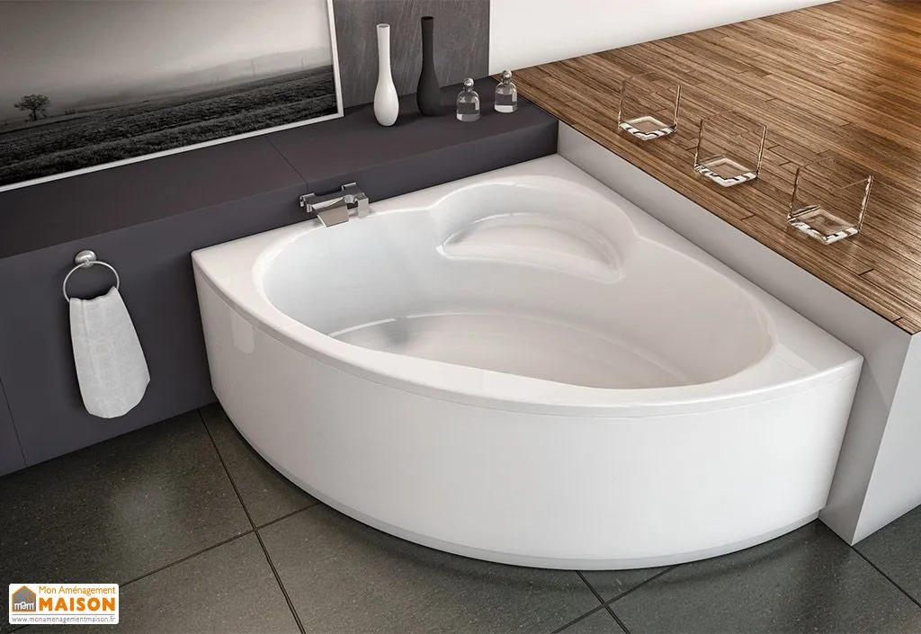 Baignoire d'Angle Acrylique Royal
