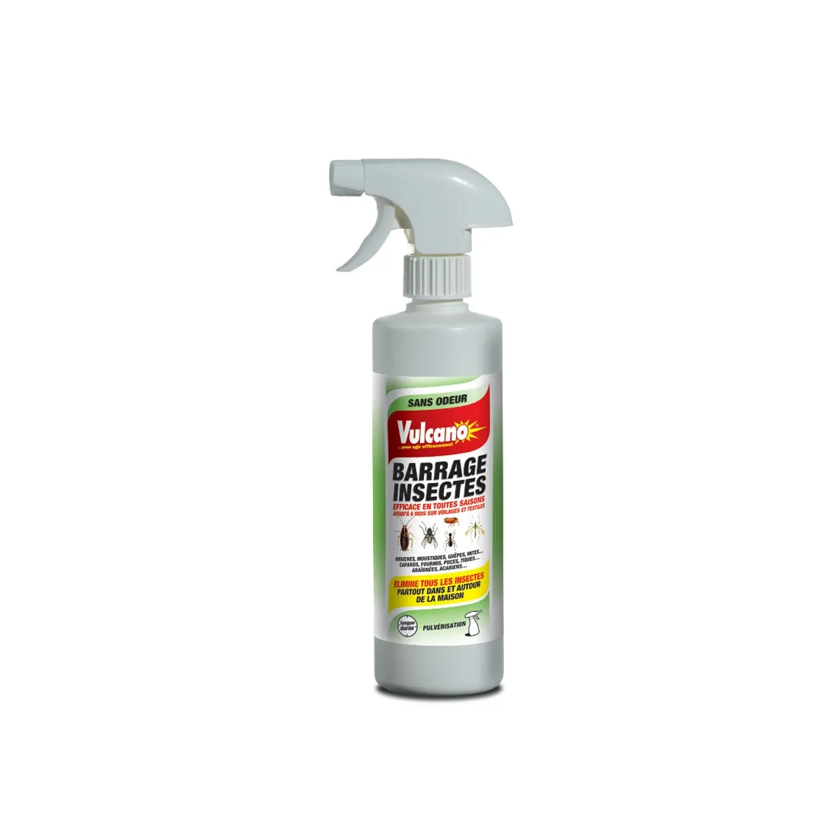 Barrage insecticide volants, rampants et acariens