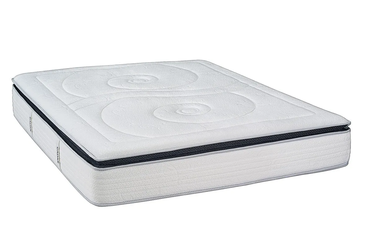 Matelas Basic Vasco Memory 12 cm mousse HR + 6 cm Memory
