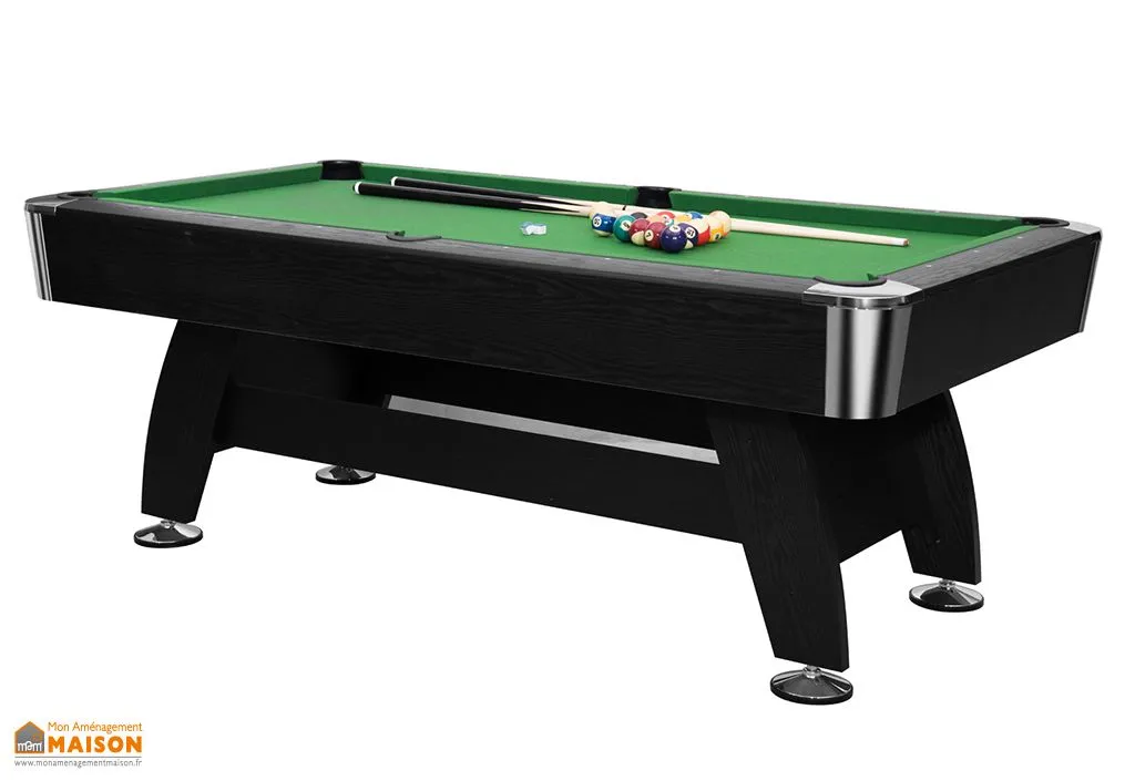 Billard américain en bois Guillaume 7 FT - 213 x 112 x 81 cm