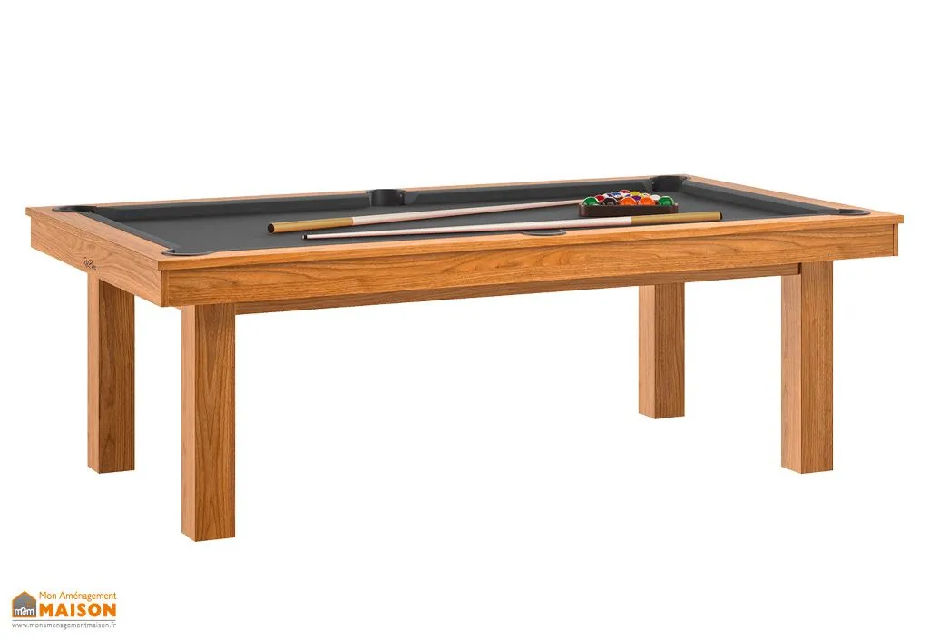 Billard américain en bois convertible - Lafite Noyer Venice