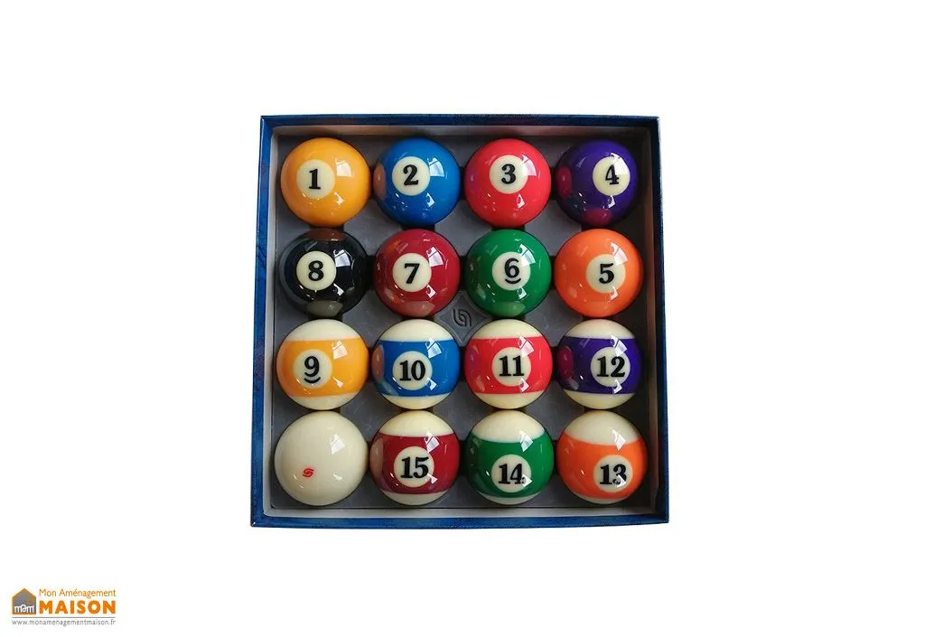 Billes de billard américain Aramith Pro en résine phénolique Ø 57 mm