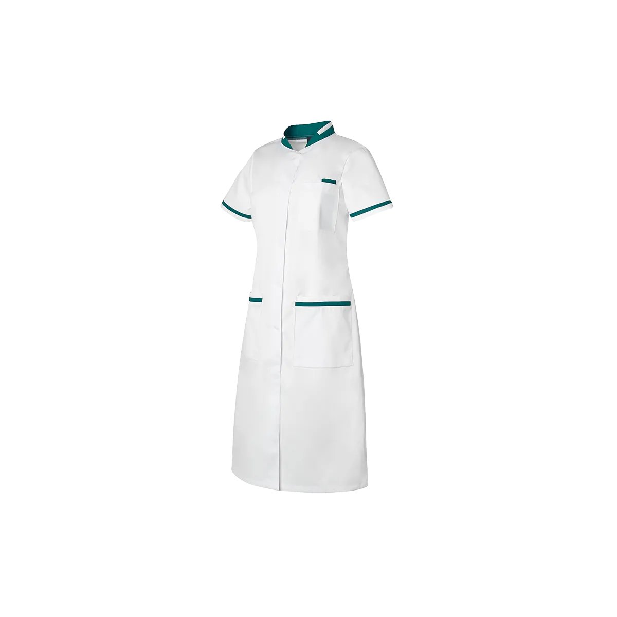 BLOUSE FEMME ANGELINA Manches Courtes BLANC VERT OPALE