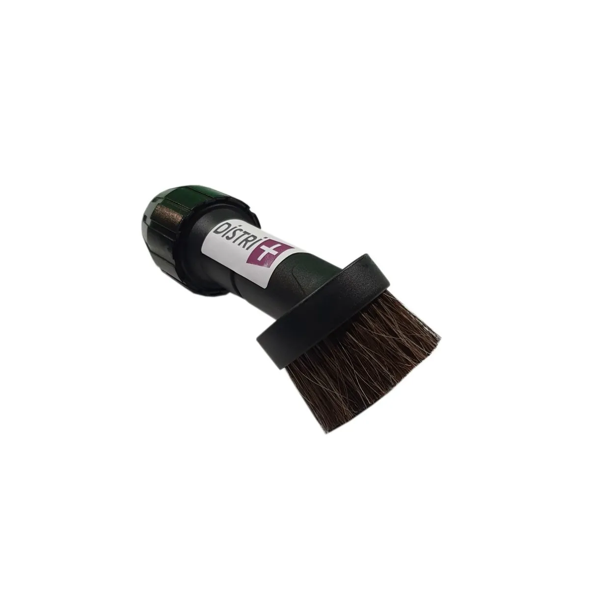 Brosse meuble ronde en crin de cheval universelle pour aspirateur