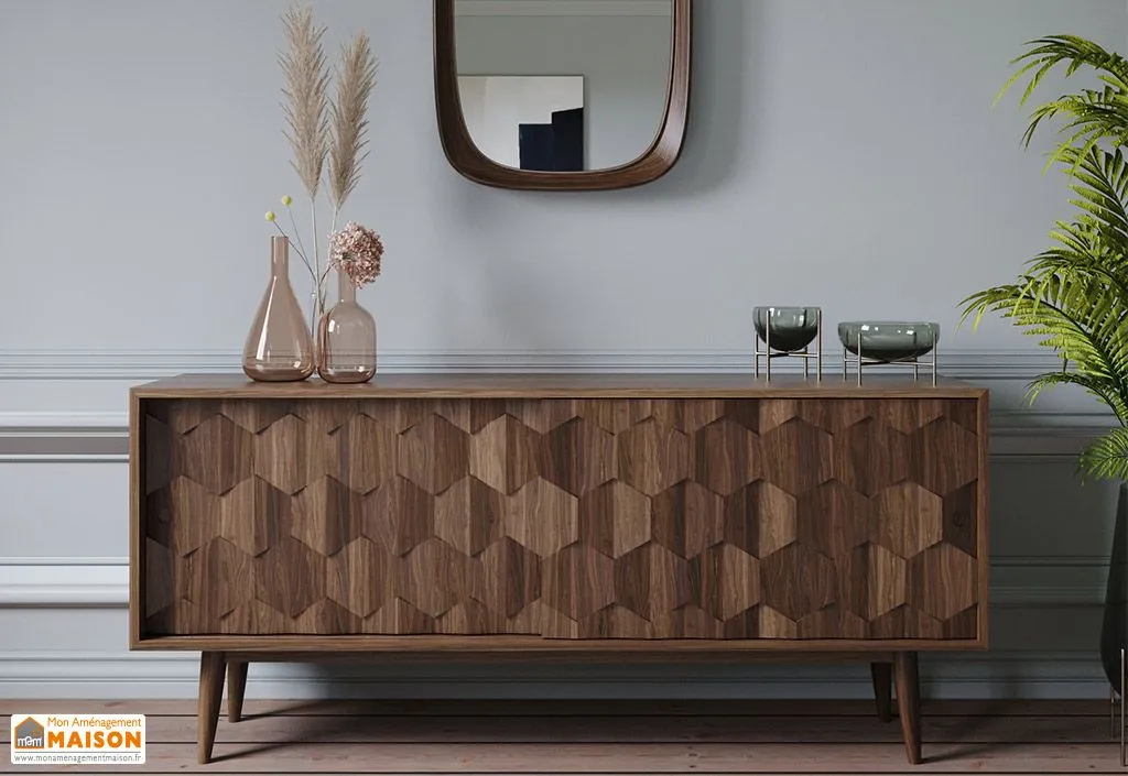 Buffet de salon en bois - Scarpa