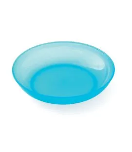 Assiette plate rond bleu polypropylène (pp) Ø 18,5 cm Vaisselle Enfance Plastorex
