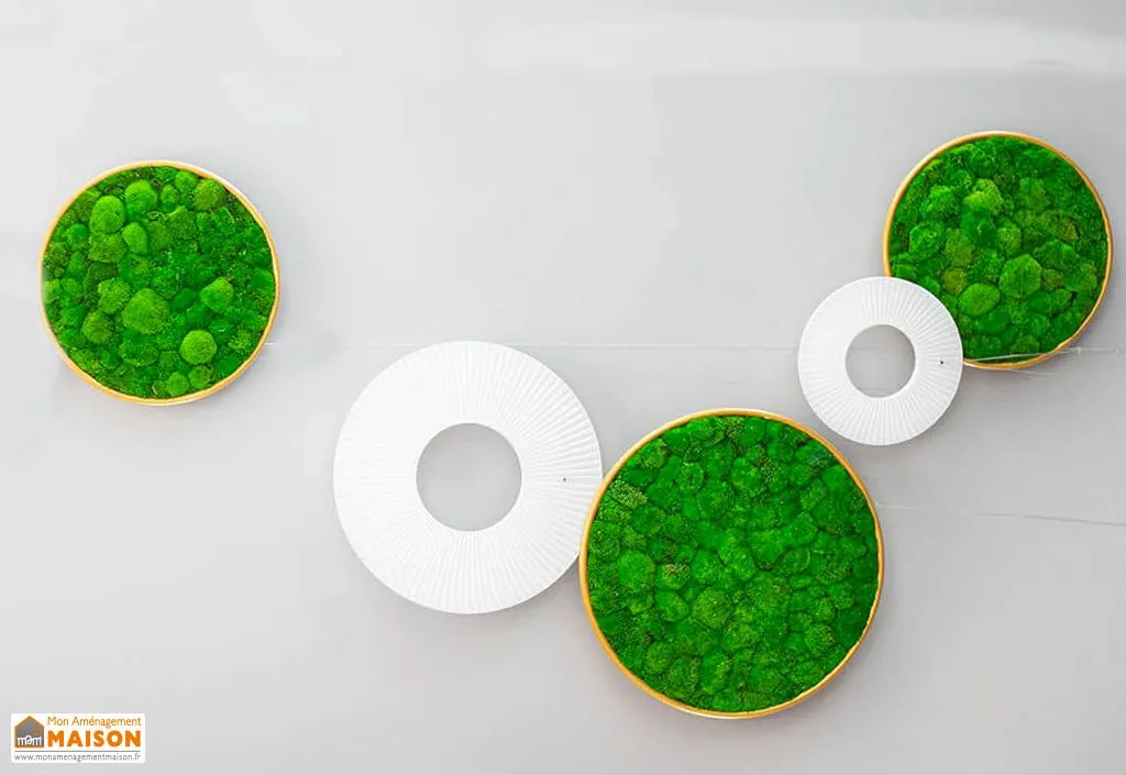 Décoration murale végétale cercle ∅ 110,5 cm – G-Circle standard