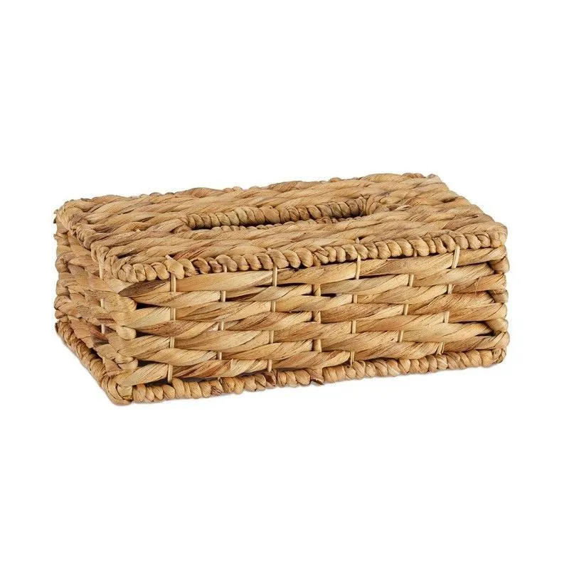Boîte à Mouchoirs en Jacinthe d'Eau Naturel, 28 x 16 x 9,5 cm | Essence